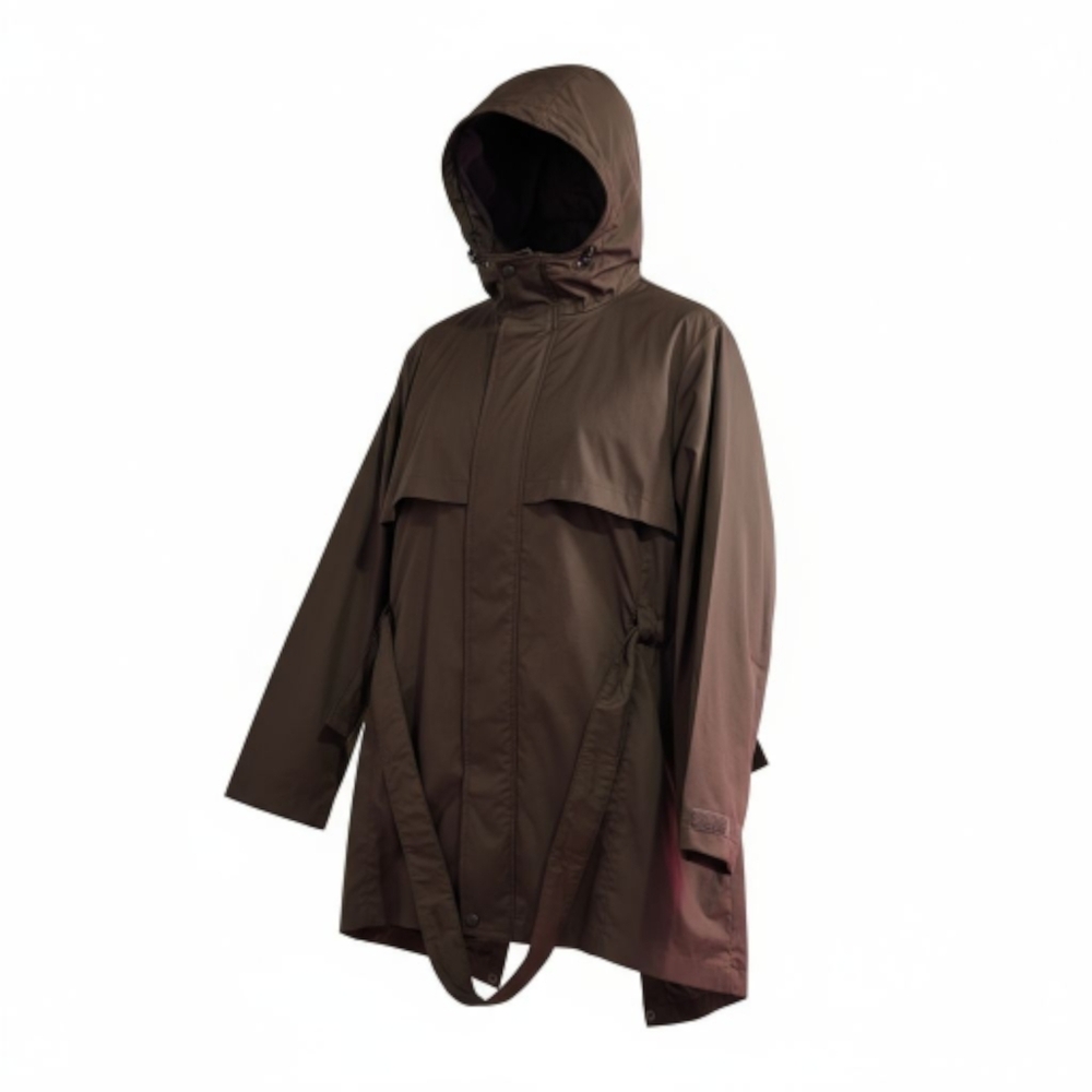Columbia Dark Green Hooded Raincoat